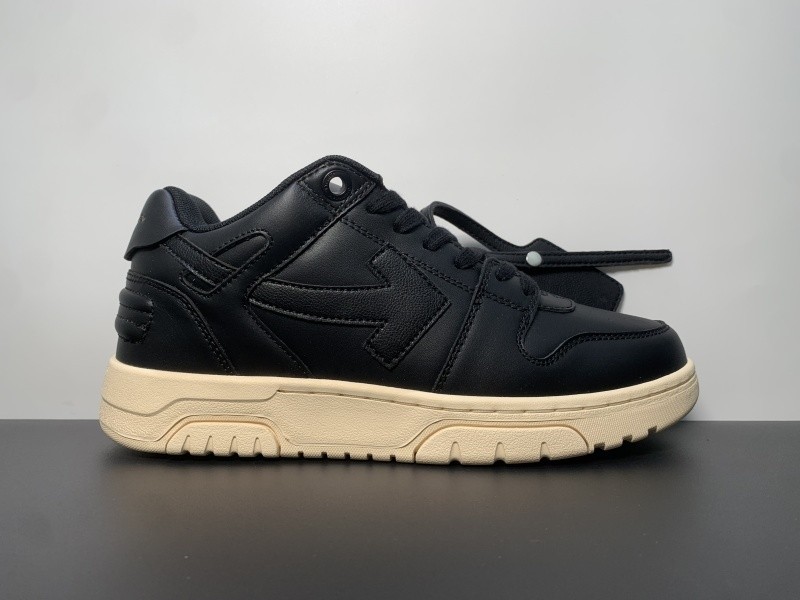 OF™ C/O VIRGIL ABLOH OUT OF OFFICE LOW-TOP LEATHER SNEAKERS ‘OOO“