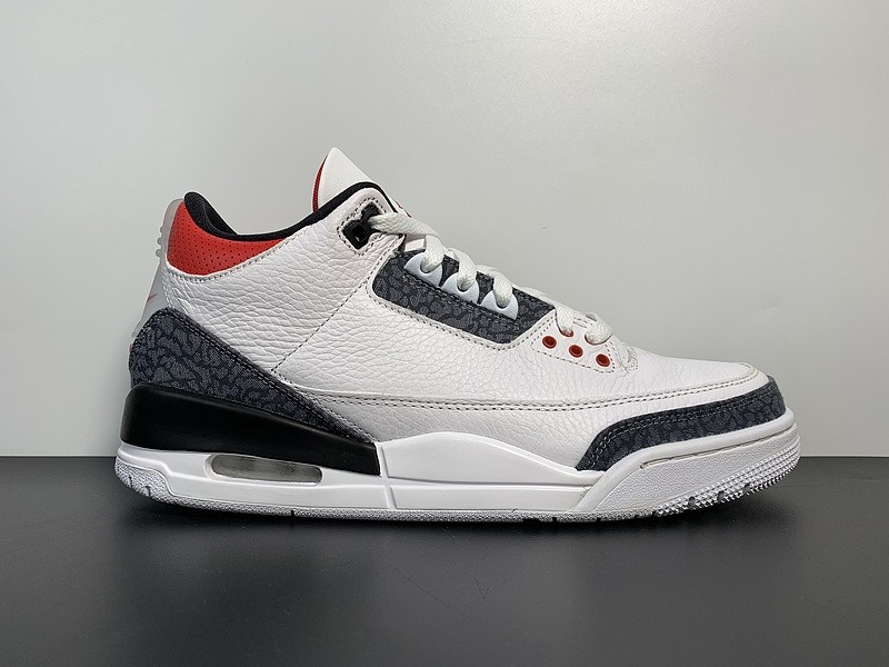 AIR JORDAN 3DENIM "FIRE RED" CZ6431-100