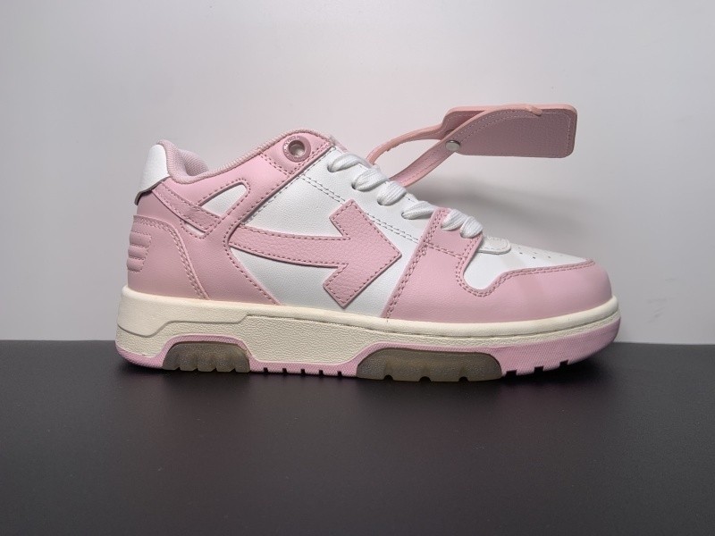 OF™ C/O VIRGIL ABLOH OUT OF OFFICE LOW-TOP LEATHER SNEAKERS ‘OOO“