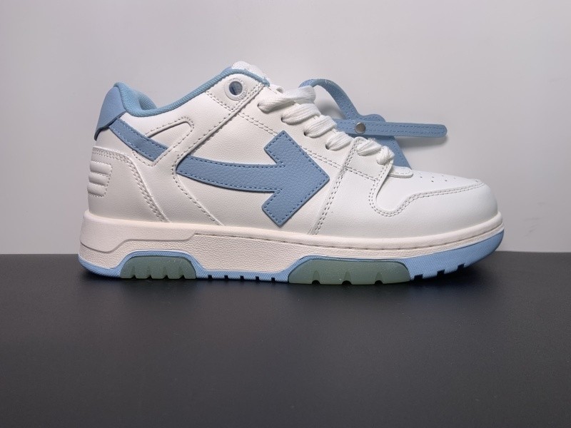 OF™ C/O VIRGIL ABLOH OUT OF OFFICE LOW-TOP LEATHER SNEAKERS ‘OOO“