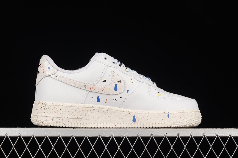 NIKE AIR FORCE 1 LOW 07 LV8 PAINT SPLATTER WHITE CZ0339-100