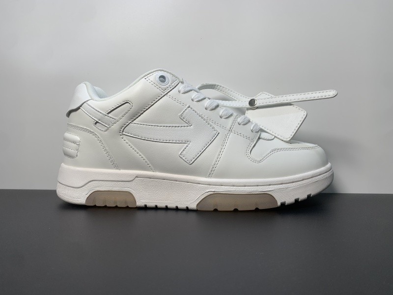 OF™ C/O VIRGIL ABLOH OUT OF OFFICE LOW-TOP LEATHER SNEAKERS ‘OOO“