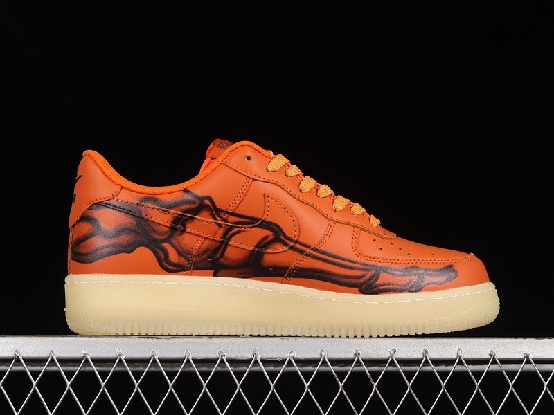 NIKE AIR FORCE 1 LOW SKELETON 'BRILLIANT ORANGE' CU8067-800