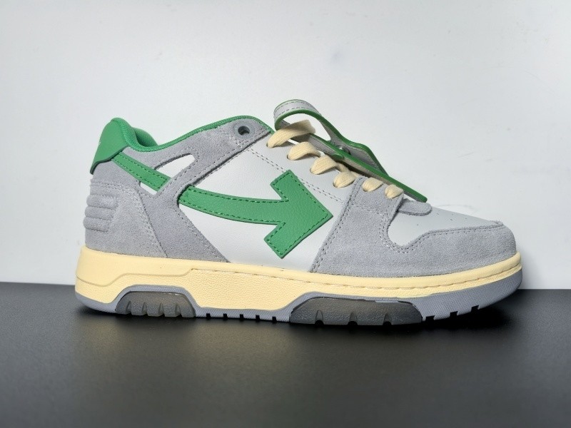 OF™ C/O VIRGIL ABLOH OUT OF OFFICE LOW-TOP LEATHER SNEAKERS ‘OOO“