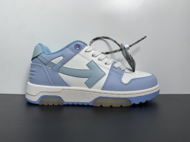 OF™ C/O VIRGIL ABLOH OUT OF OFFICE LOW-TOP LEATHER SNEAKERS ‘OOO“