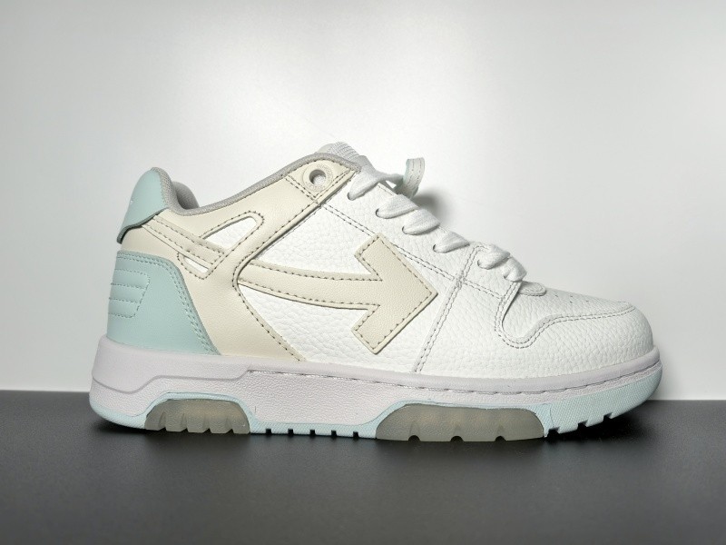 OF™ C/O VIRGIL ABLOH OUT OF OFFICE LOW-TOP LEATHER SNEAKERS ‘OOO“