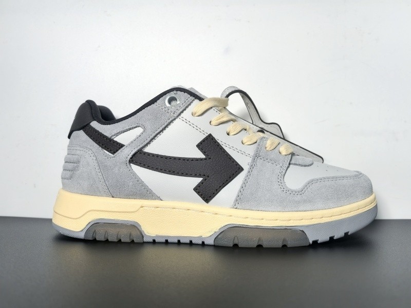 OF™ C/O VIRGIL ABLOH OUT OF OFFICE LOW-TOP LEATHER SNEAKERS ‘OOO“