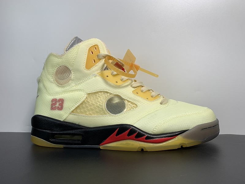 OF AIR JORDAN 5 SAIL DH8565-100