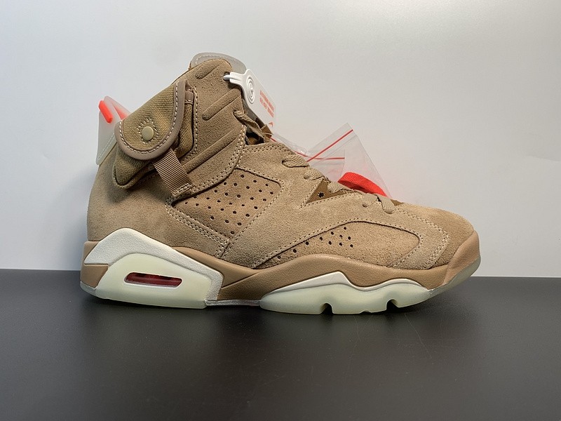 TRAVIS SCOTT X AIR JORDAN 6 “BRITISH KHAKI ” DH0690-200