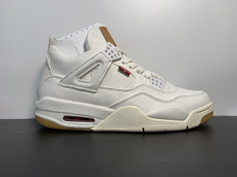 AIR JORDAN 4 RETRO LEVIS NRG "LEVI'S" WHITE AO2571-100