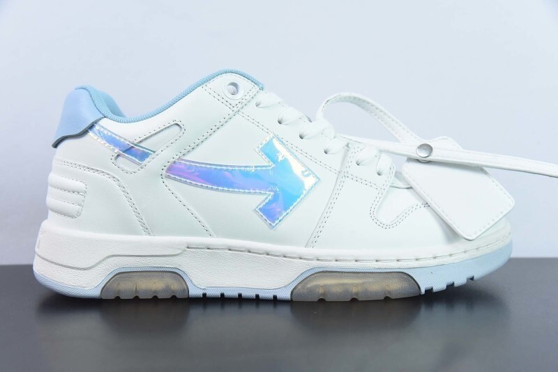 OF™ C/O VIRGIL ABLOH OUT OF OFFICE LOW-TOP LEATHER SNEAKERS ‘OOO“