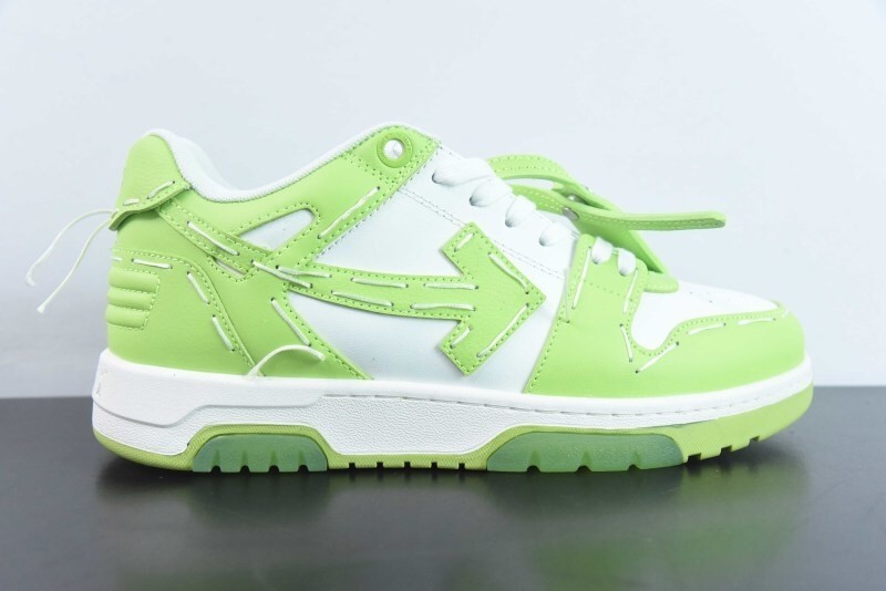 OF™ C/O VIRGIL ABLOH OUT OF OFFICE LOW-TOP LEATHER SNEAKERS ‘OOO“