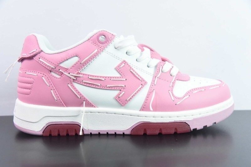 OF™ C/O VIRGIL ABLOH OUT OF OFFICE LOW-TOP LEATHER SNEAKERS ‘OOO“