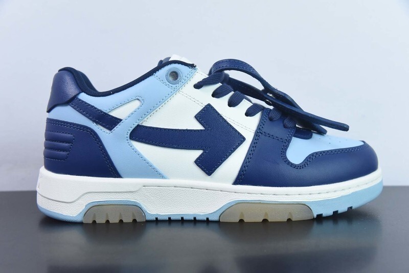OF™ C/O VIRGIL ABLOH OUT OF OFFICE LOW-TOP LEATHER SNEAKERS ‘OOO“