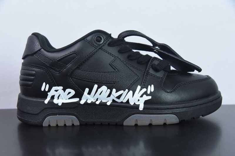 OF™ C/O VIRGIL ABLOH OUT OF OFFICE LOW-TOP LEATHER SNEAKERS ‘OOO“