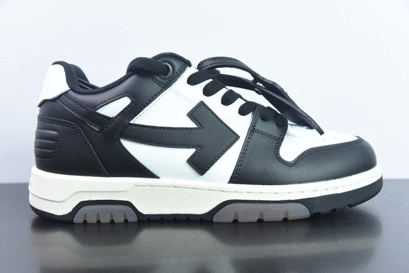 OF™ C/O VIRGIL ABLOH OUT OF OFFICE LOW-TOP LEATHER SNEAKERS ‘OOO“