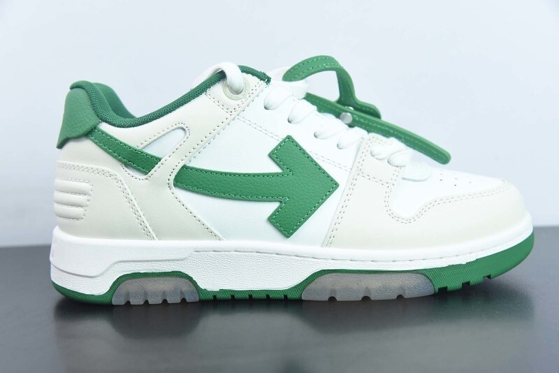OF™ C/O VIRGIL ABLOH OUT OF OFFICE LOW-TOP LEATHER SNEAKERS ‘OOO“