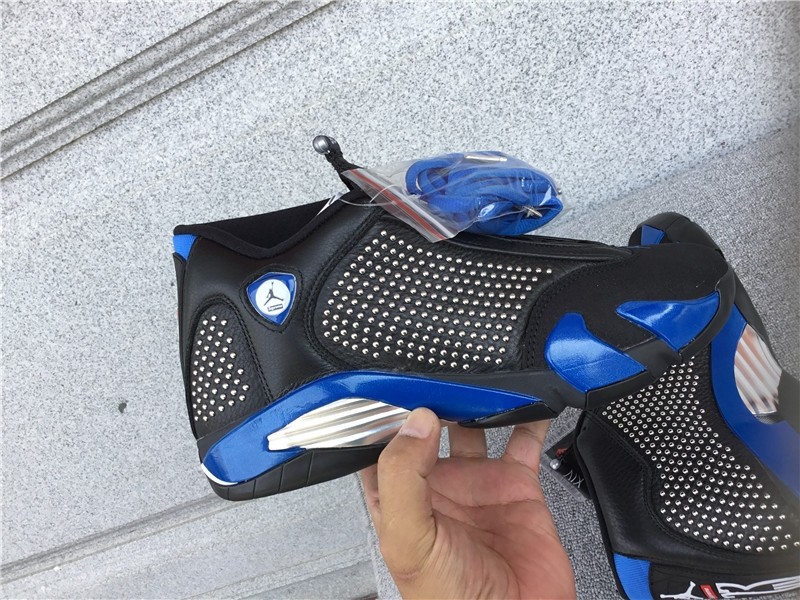 AIR JORDAN 14 RETRO X Supreme SP 'BLACK VARSITY ROYAL' BV7630-004