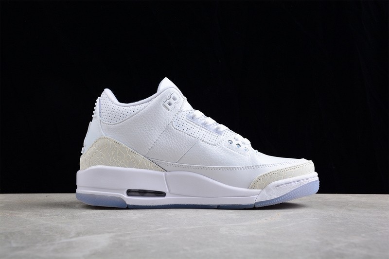 AIR JORDAN 3 RETRO PS 'TRIPLE WHITE' 429487-111