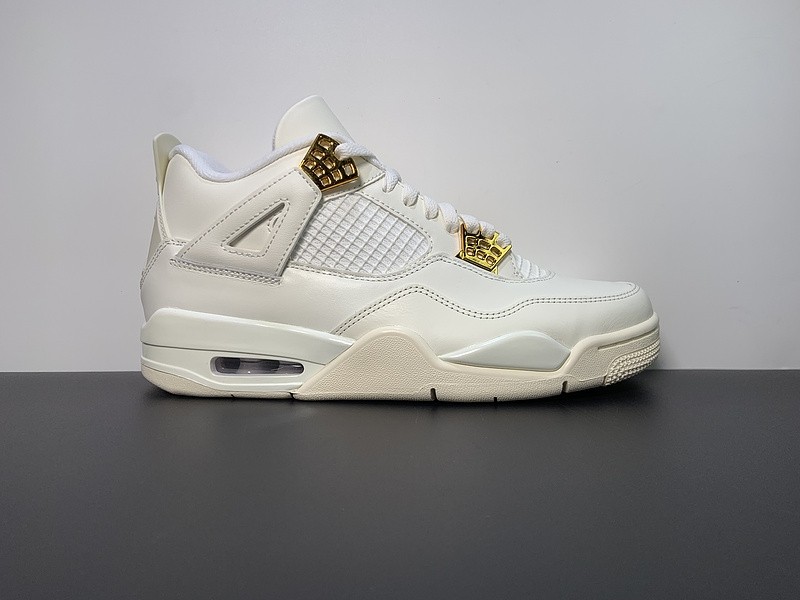 Air Jordan 4 Sail Metallic Gold Black AQ9129-170