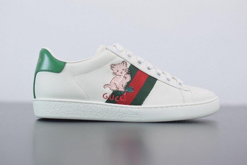 GUCCI ACE EMBROIDERED LOW-TOP SNEAKER