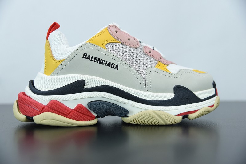 BC TRIPLE S TRAINER 'WHITE YELLOW' 2018 490672 W09O5 9035
