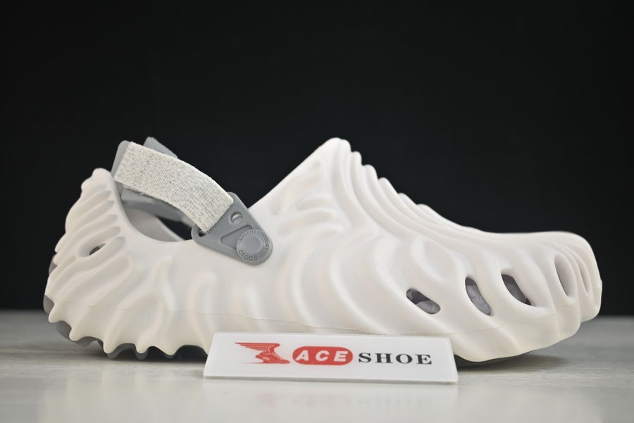 CROCS POLLEX CLOG BY SALEHE BEMBURY SPACKLE ALMOST WHITE