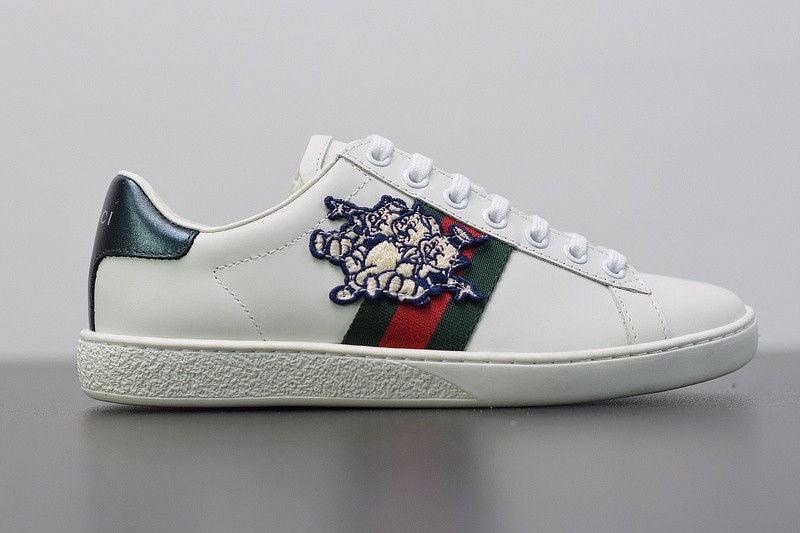 GUCCI ACE EMBROIDERED LOW-TOP SNEAKER