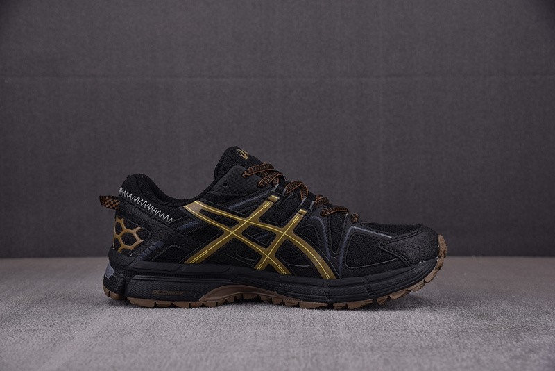 ASICS Gel‑kahana 8 Retro Wear‑Resistant Trail Black Brown 'Black Clay Canyon' 1011B133‑001