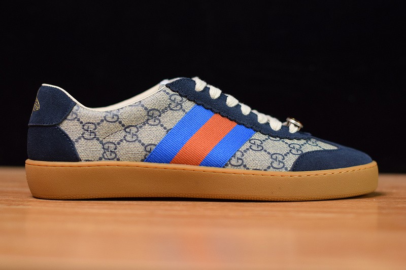 GUCCI JBG LEATHER AND SUEDE