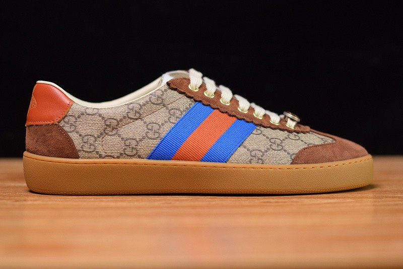 GUCCI JBG LEATHER AND SUEDE
