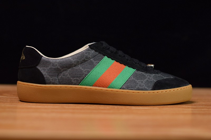 GUCCI JBG LEATHER AND SUEDE