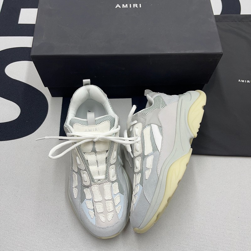 AMIRI BONE RUNNER LOW-TOP SNEAKERS