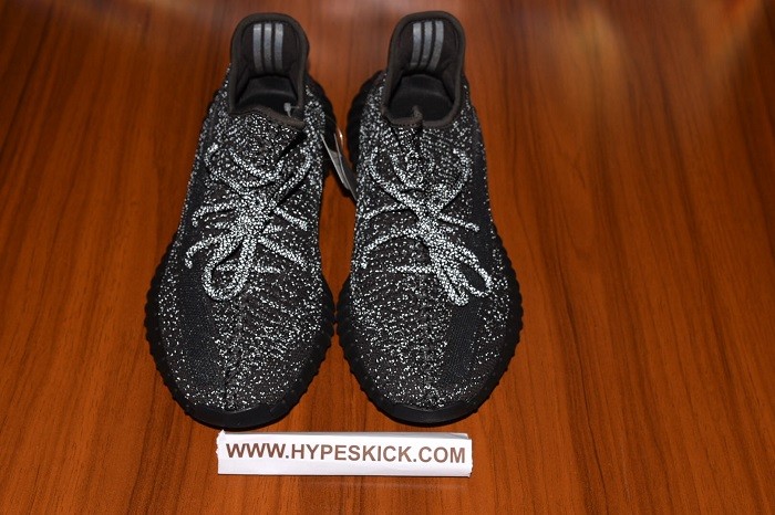 ADIDAS YEEZY BOOST 350 V2 "STATIC 3M" BLACK FU9007