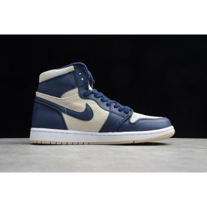 AIR JORDAN 1 RETRO PREM "NAVY CREAM" AQ9131-401