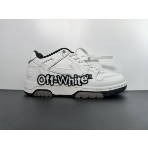 OF™ C/O VIRGIL ABLOH OUT OF OFFICE LOW-TOP LEATHER SNEAKERS ‘OOO“