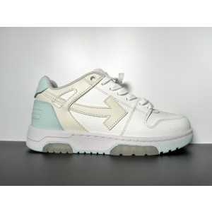 OF™ C/O VIRGIL ABLOH OUT OF OFFICE LOW-TOP LEATHER SNEAKERS ‘OOO“