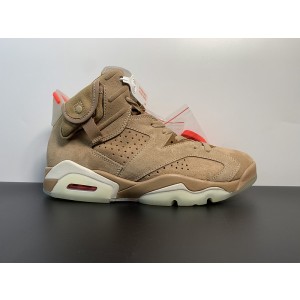 TRAVIS SCOTT X AIR JORDAN 6 “BRITISH KHAKI ” DH0690-200