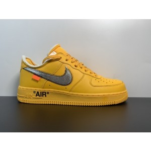 NIKE OF X AIR FORCE 1 LOW UNIVERSITY GOLD DD1876-700