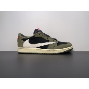 TRAVIS SCOTT X AIR JORDAN 1 LOW OG “BLACK OLIVE” DM7866-002