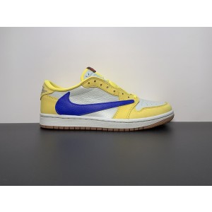 TRAVIS SCOTT X AIR JORDAN 1 LOW OG “CANARY” DZ4137-700