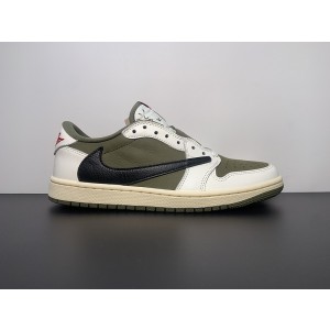 TRAVIS SCOTT X AIR JORDAN 1 LOW OG “MEDIUM OLIVE” DM7866-200