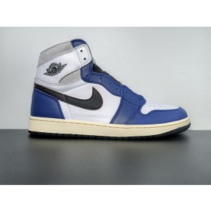 Air Jordan 1 High OG "White/Deep Royal Blue" DZ5485-100
