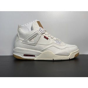 AIR JORDAN 4 RETRO LEVIS NRG "LEVI'S" WHITE AO2571-100