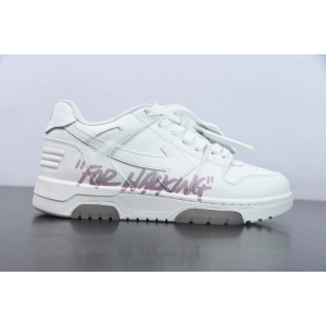 OF™ C/O VIRGIL ABLOH OUT OF OFFICE LOW-TOP LEATHER SNEAKERS ‘OOO“