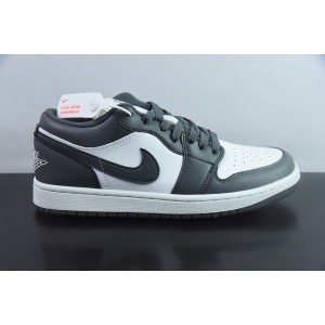Air Jordan 1 Low Iron Grey White 553558-044