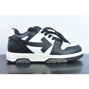 OF™ C/O VIRGIL ABLOH OUT OF OFFICE LOW-TOP LEATHER SNEAKERS ‘OOO“