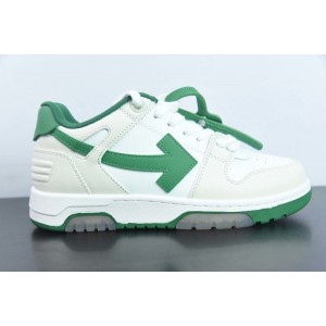 OF™ C/O VIRGIL ABLOH OUT OF OFFICE LOW-TOP LEATHER SNEAKERS ‘OOO“