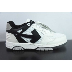 OF™ C/O VIRGIL ABLOH OUT OF OFFICE LOW-TOP LEATHER SNEAKERS ‘OOO“