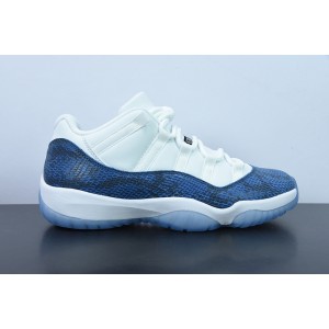 AIR JORDAN 11 RETRO LOW 'NAVY SNAKESKIN' 2019 CD6846-102